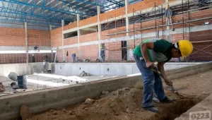 Polideportivo de Camet: el Municipio llamó a licitación en un nuevo intento para terminar las obras