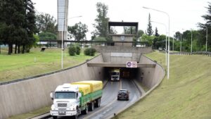 Repavimentacion el acceso al Túnel Subfluvial