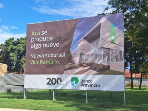 Licitación para reiniciar la construcción de la sede del Banco Provincia en Villa Ramallo