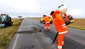 Vialidad Nacional retomó la obra de repavimentación de la Ruta Nacional 3 entre Tres Arroyos y Adolfo Gonzales Chaves