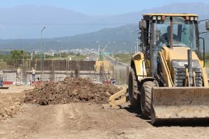 Inicio de los trabajos viales en San Lorenzo