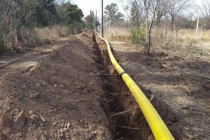 Obra de gas en el barrio Puente 83