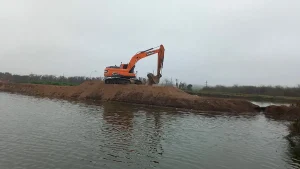 Reconstrucción de Taludes en la Planta de Tratamiento de Sunchales